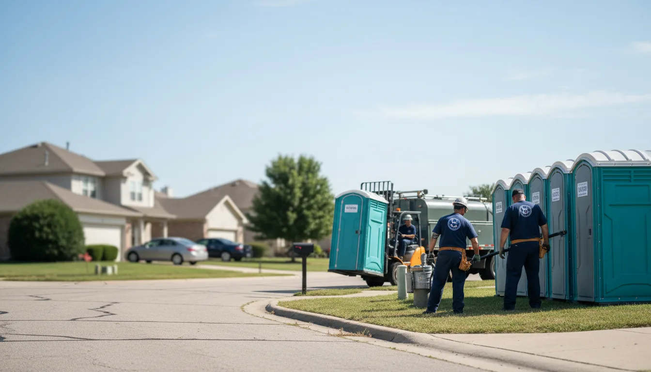 Porta Potty Rental in Webbers Falls, OK near me